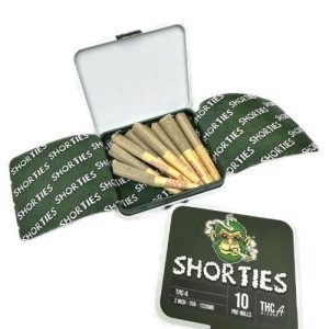 Shorties THC-A Pre Rolls 10ct Pack Gelato #33