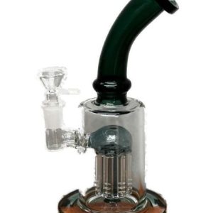 Colored SBent Neck Waterpipe With Tree Perc