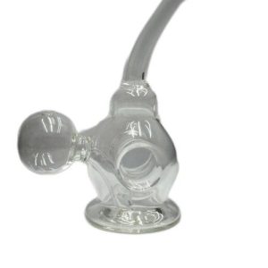 Oil Burner Short Waterpipe W/ Donut Recycler