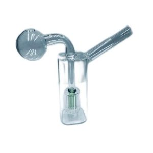 Oil Burner Rectangle Waterpipe With Matrix Perc