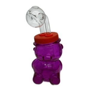 Oil Burner Waterpipe Happy Bear 4pc