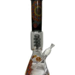 Flower Power Beaker Duel Chamber W/ Swirl Perk