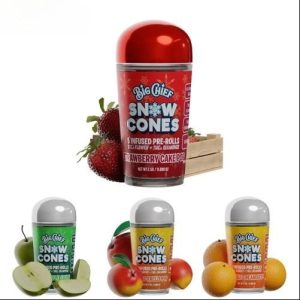 Big Chief Snow Cones 5ct THCA Pre-Rolls Strawberry Cake Pop
