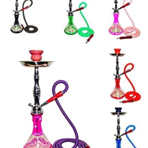 Zebra Cloud 1 Hose Hookah 19in Pink