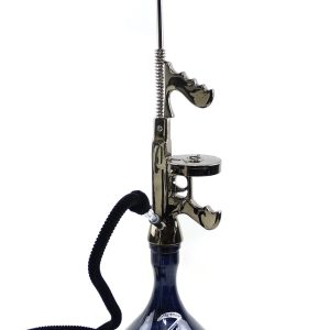 Zebra Chicago Gun M16 Hookah Black Bronze