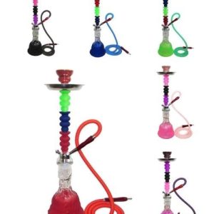 Zebra Rainbow 1 Hose Hookah 29in