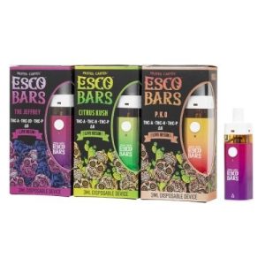Esco Bar 3g Live Resin D8 Mix Disposable P.K.O Indica