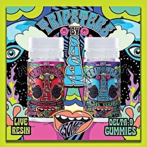 Tripsters D9 Watermelon Chili Gummies 250MG