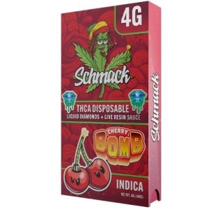 Schmack 4g THC-A Disposable Cherry Bomb Indica