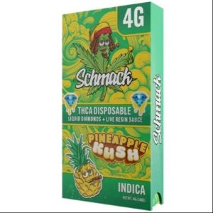 Schmack 4g THC-A Disposable Pineapple Kush Indica