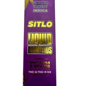 Sitlo Liquid Diamonds 2g Disposable THC-A Purple Punch
