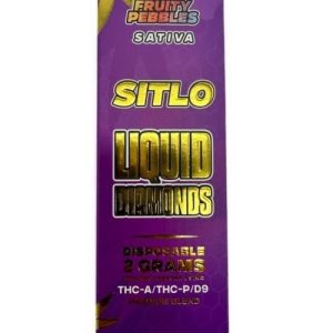 Sitlo Liquid Diamonds 2g Disposable THC-A Fruity Pebbles