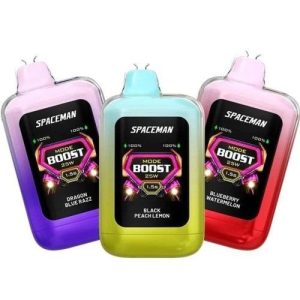 Spaceman Nebula 25000 Puff Disposable Straw Razz Cherry