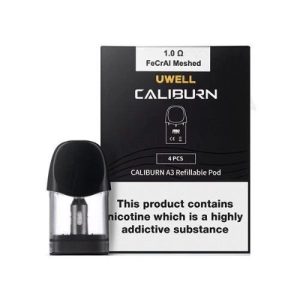 Uwell Caliburn A3 Refillable Pod 1.0 FeCrA1 Meshed