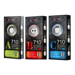 Lookah Seahorse 710 Dual Hole Quartz Coil 5pc