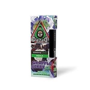Dazed Titanz 2 Gram D8 Disposable Grapple Berry Ice Indica