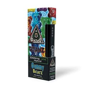 Dazed Titanz 2 Gram D8 Disposable Gummy Bearz Hybrid