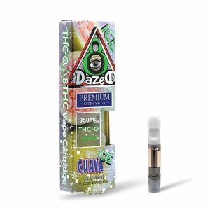 Dazed THC-O 1 Gram Cartridge Guava Ice Super Sativa 950MG