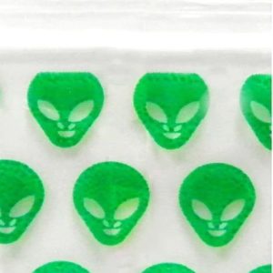 Zip Bags 1515 10/100PK 1000ct/BG Green Alien