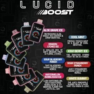 Lucid Boost 20000 Puff Disposable Sour Strawberry Punch