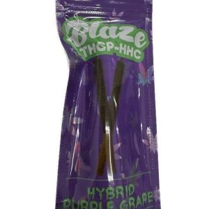 Blaze THCP+HHC Pre-Rolls 2ct Purple Grape Hybrid