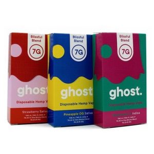 Ghost Blissful Blend 7g THC-A Disposable Strawberry Sativa