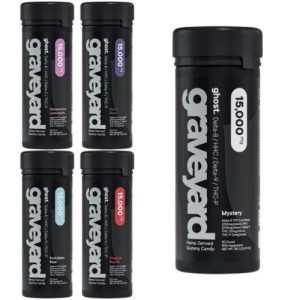 Ghost 15000mg THC-P Graveyard Blend 30ct Gummies Forbidden Razz