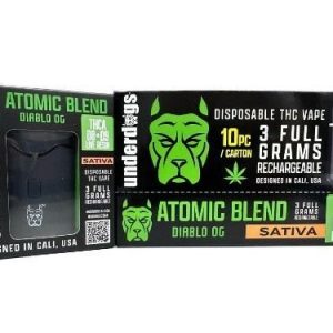 Underdogs Atomic 3g THC-A Live Resin Disposable Diablo OG
