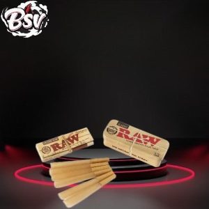 Raw Roll Caddy Paper Tin for Pre Rolled Cones 1 1/4 6/Display
