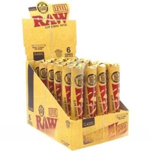 Raw Level Classic Cones 6ct 24pk