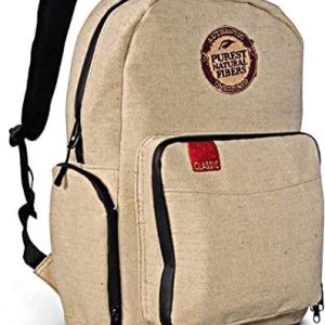 Raw Burlap Back Pack
