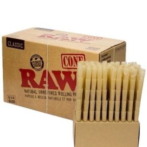 Raw 1 1/4 Classic Cones 1000ct