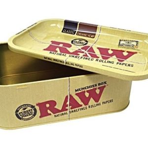 Raw TIn Munchies Box W/ Small Tray Cover