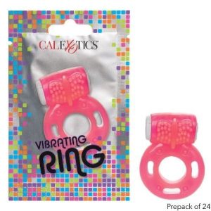 Calexotics Foil Pack Vibrating Ring Pink