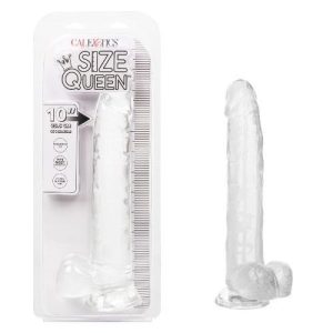 Calexotics Size Queen 10in/20.25cm Dildo Clear