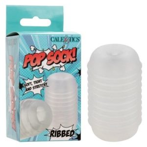 Calexotics Pop Sock Ribbed Clear