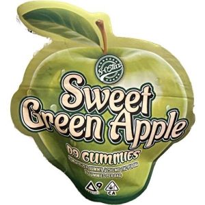 Eight-O Stixx 25mg D9 10ct Gummies Sweet Green Apple