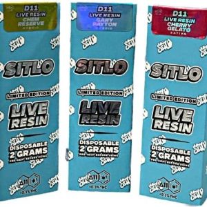 Sitlo Delta 11 Live Resin Disposable 2 Gram Cherry Gelato