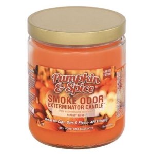 Smoke Odor Candle Pumpkin & Spice 13OZ