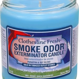 Smoke Odor Candle Clothesline Fresh 13OZ