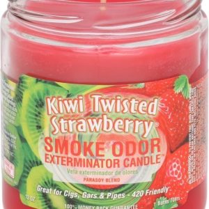 Smoke Odor Candle Kiwi Twisted Strawberry 13OZ