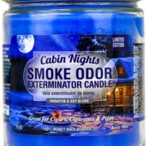 Smoke Odor Candle Cabin Nights 13OZ