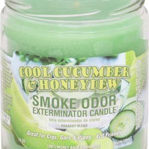 Smoke Odor Candle Cool Cucumber & Honeydew 13OZ