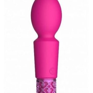 Royal Gems Brilliant Mini Wand 10 Speed Vibrator Pink