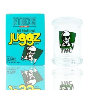 Stokes Juggz Glass Jars C Cup 12oz Harland Sanders KFC