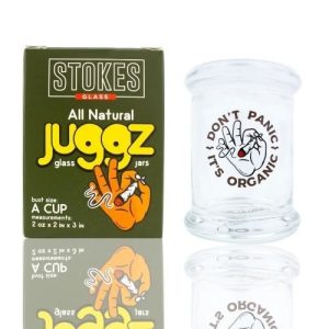 Stokes Juggz Glass Jars C Cup 12oz Dont Panic