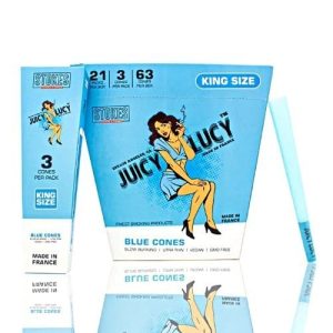 Juicy Lucy Vegan King Size Cones (3per pack/21cones per box)