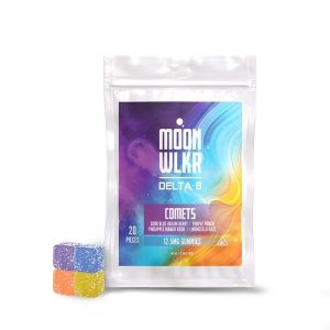 Moon Wlkr Gummy D8 20ct Comets 12.5mg Per Piece