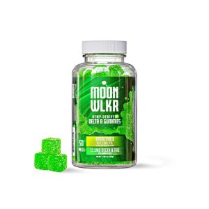 Moon Wlkr Gummy D8 Amalthea (Key Lime Pie) 50ct 12.5mg Per Piece