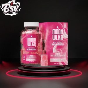 Moon Wlkr Gummies Delta 8 25ct Phobos (Sour Strawberry Diesel)